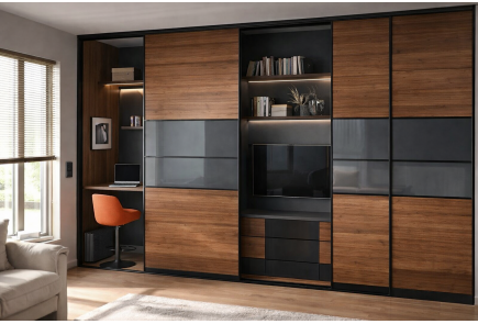 фото: Встроенный шкаф-купе В35