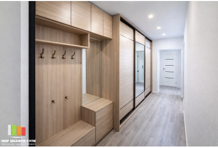 Прихожая со встроенным шкафом-купе фото: Прихожая со встроенным шкафом-купе