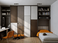 Встроенный шкаф-купе В33 фото: Встроенный шкаф-купе В33