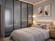 Встроенный шкаф-купе В27 фото: Встроенный шкаф-купе В27